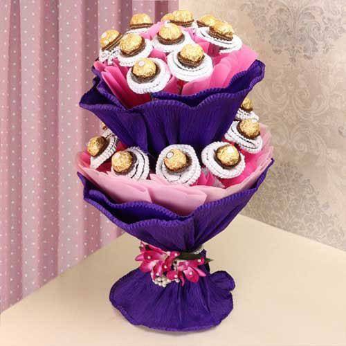 2 tier Ferrero Rocher Bouquet