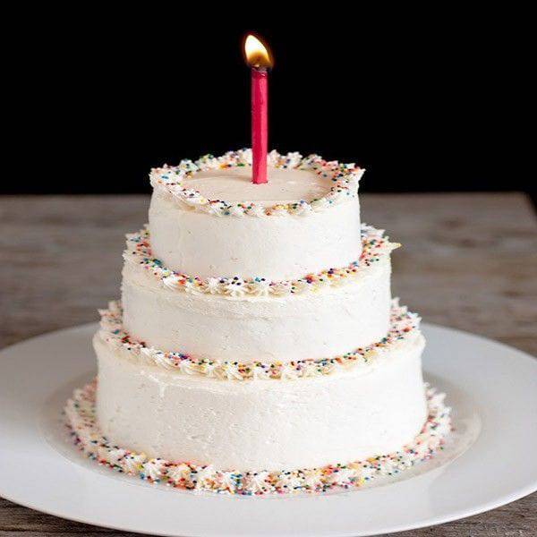 3 Tier Vanilla Cream Cake