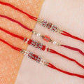4 Designer Colourful Rakhi