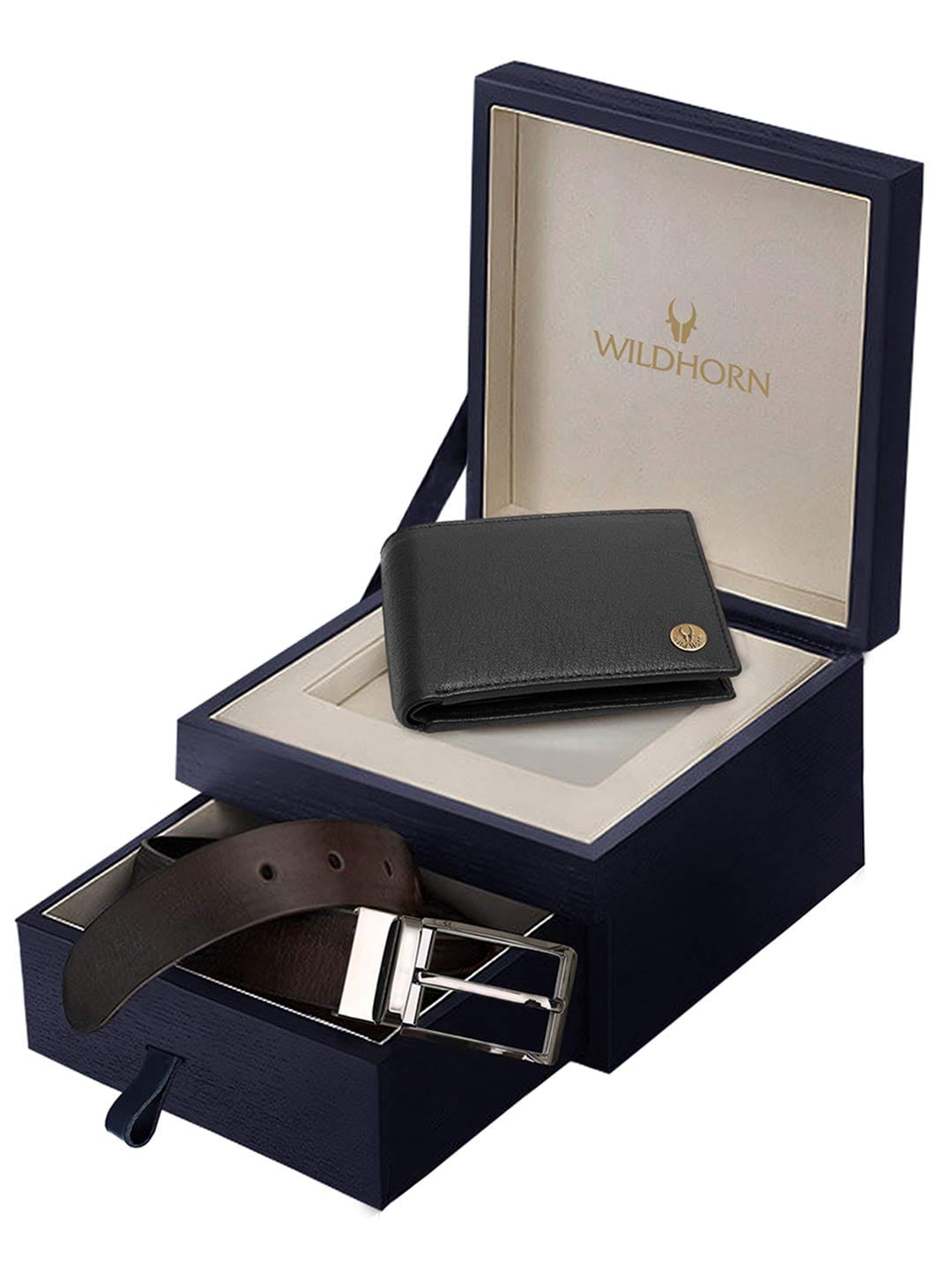 Gift Hamper for Men I Leather Wallet & Belt Combo Gift Set I Gift for Friend, Boyfriend,Husband,Father, Son etc (New Bombay Brown)