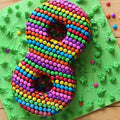 8 Number Gem Cake