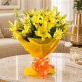 Bouquet of Yellow Lillies