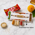Customised Name Brother Rakhi Set