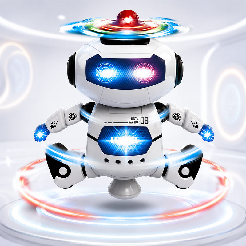 Dancing Robot Toy with LED Lights & Music