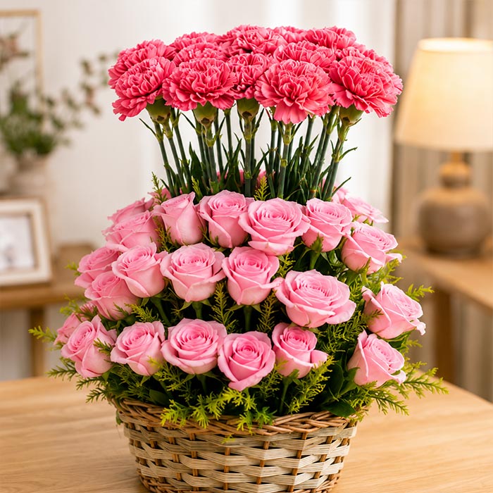 Exotic Flower Basket
