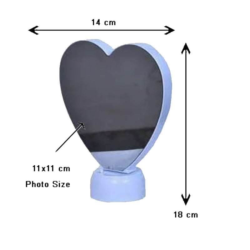 Heart Shape LED Personalized Photo Magic Mirror