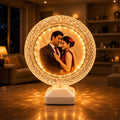 Led Crystal Light Photo Frame Lamp