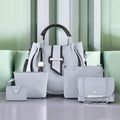 Leatherette Handbag For Women And Girls Combo Set Of 5