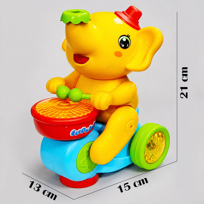 Musical Elephant Drum Toy for Kids