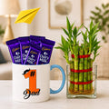 No.1 Dad Dairy Milk Bamboo Hamper