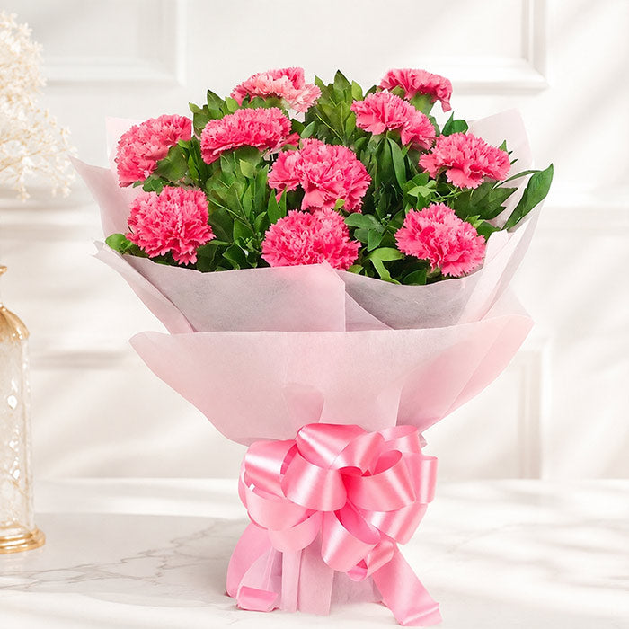 Pink Carnation Bouquet
