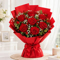 Small Red Roses Bunch