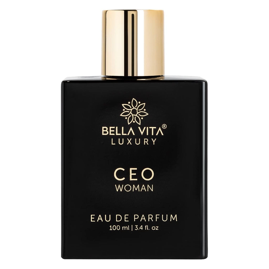 Bella Vita Luxury CEO Woman Eau De Parfum Perfume with Ylang Ylang, Vanilla, Musk, Tonka & Plum|Spicy Long Lasting EDP Liquid Fragrance Scent for Women 100ml