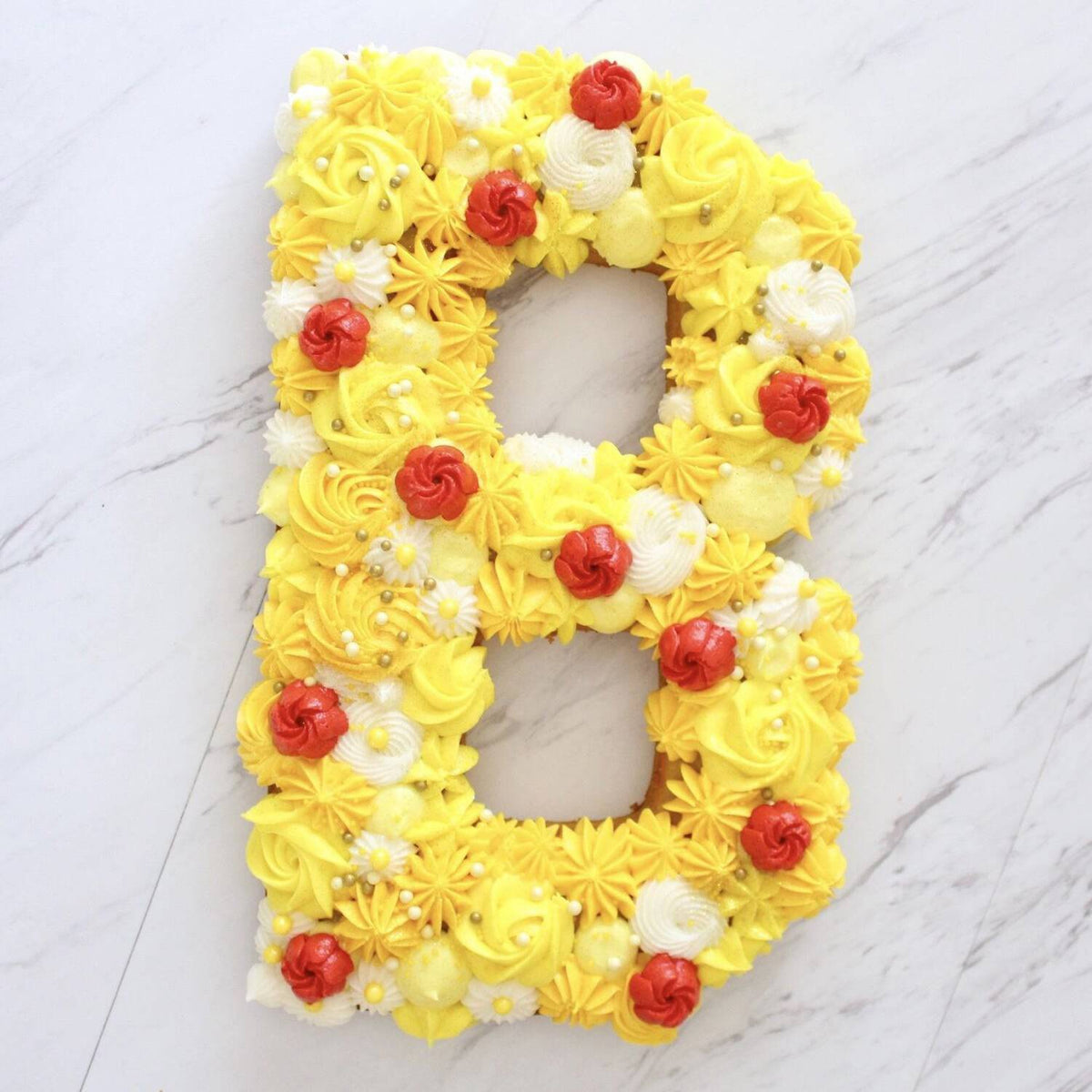 Bonding Memories B Alphabet Cake
