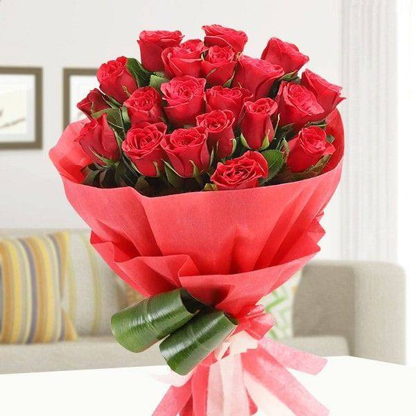 Bouquet of 20 Red Roses
