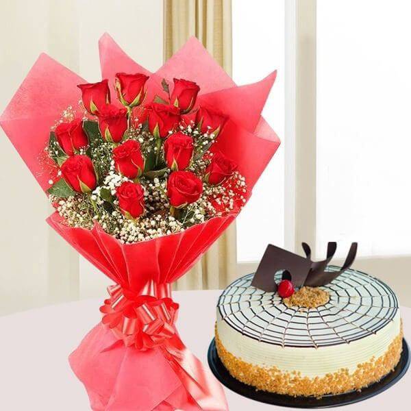 Butterscotch Delight N Roses Combo