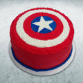 Captain America Theme Cake - Super Hero