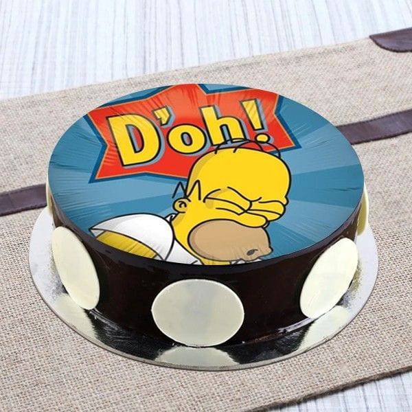Chocolate Photo Cake