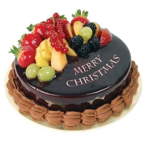 Christmas Chocolate Fruit Cake One Kg