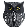 Classy Lucky Owl Resin Art Figure Showpiece -(Pack of 1, White)