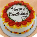 Delicious Birthday Fruit Cake