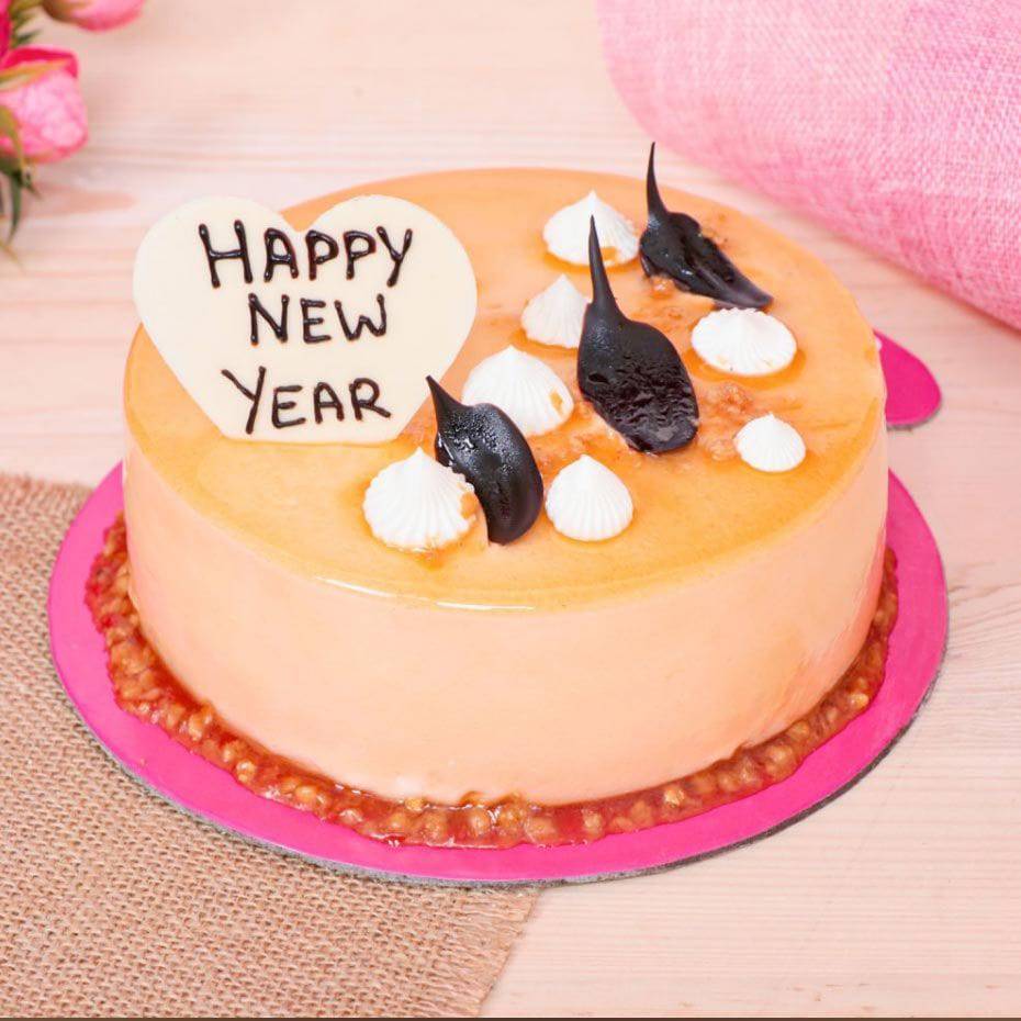Delicious New Year Butterscotch cake