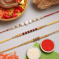 Designer Chawal Roli Pack, Rakhi Set 3