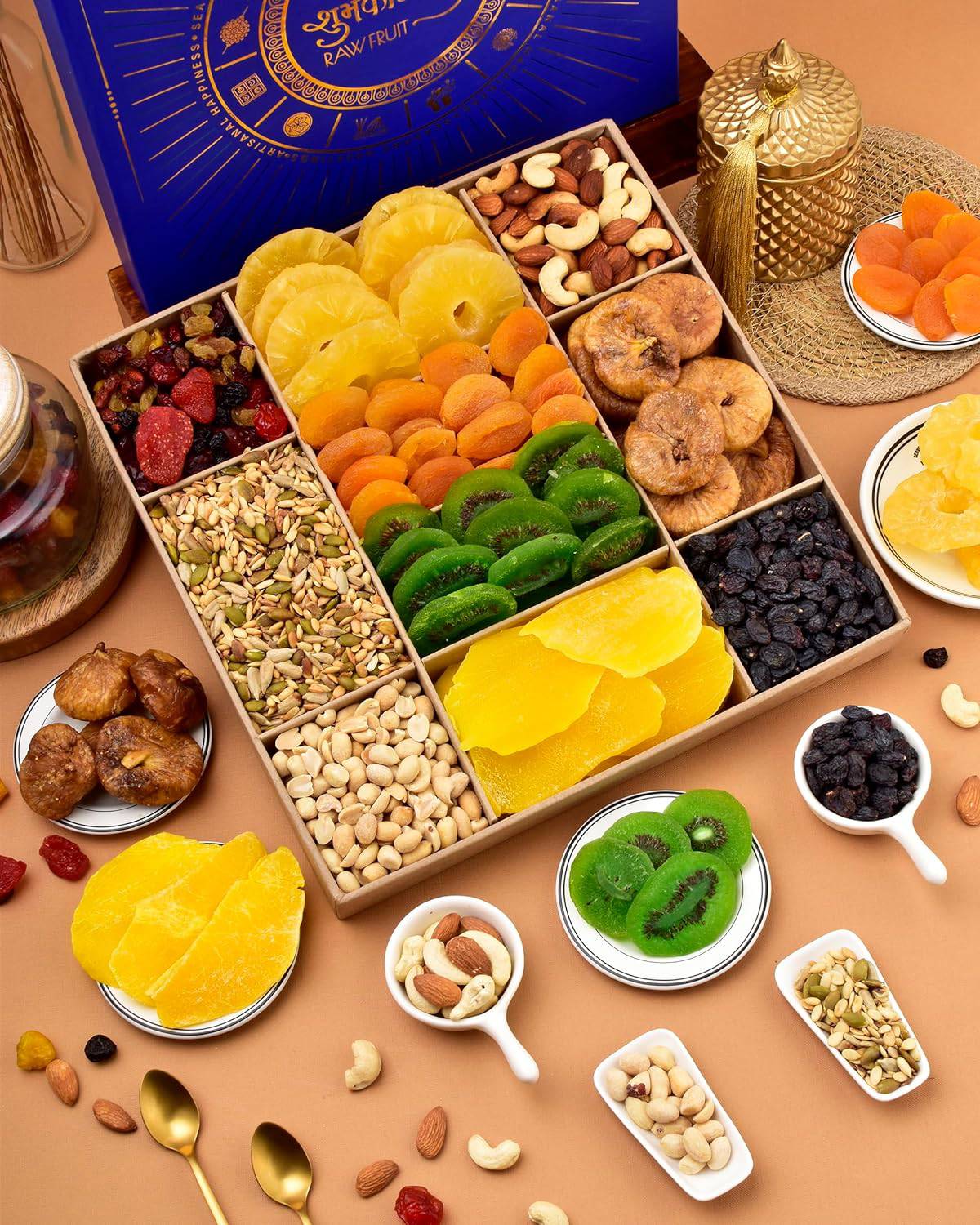 Rakhi Dryfruit Gift Hampers For Family And Friends