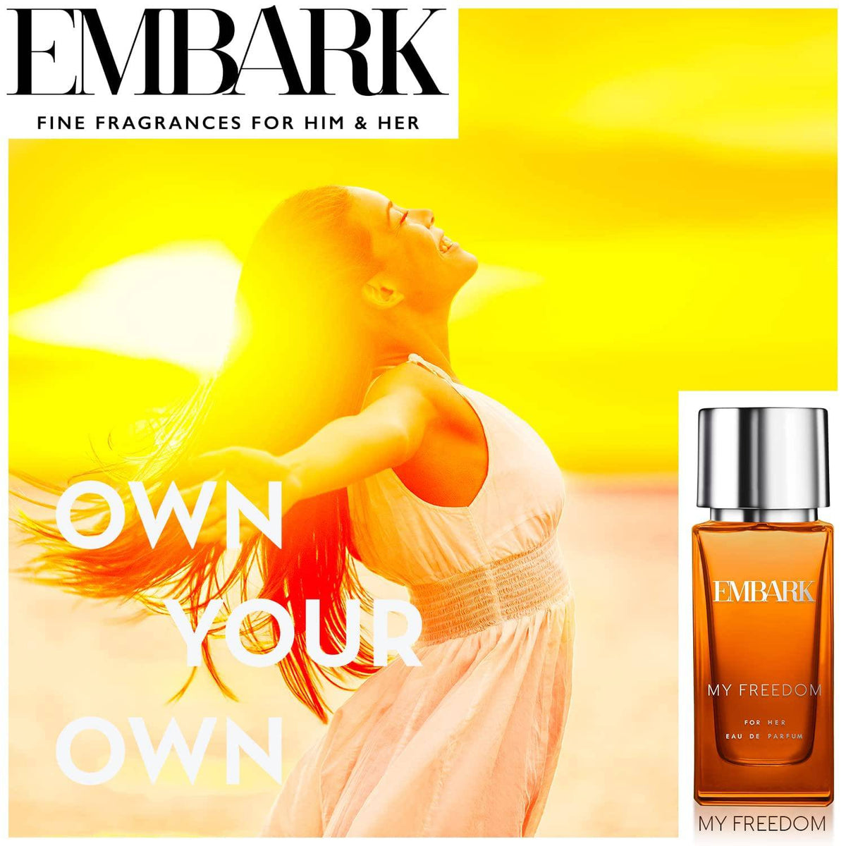 EMBARK My Freedom for Her Women’s Premium Perfume - 30ml | Long Lasting, Floral, Fruity, Musk EDP | Online Exclusive