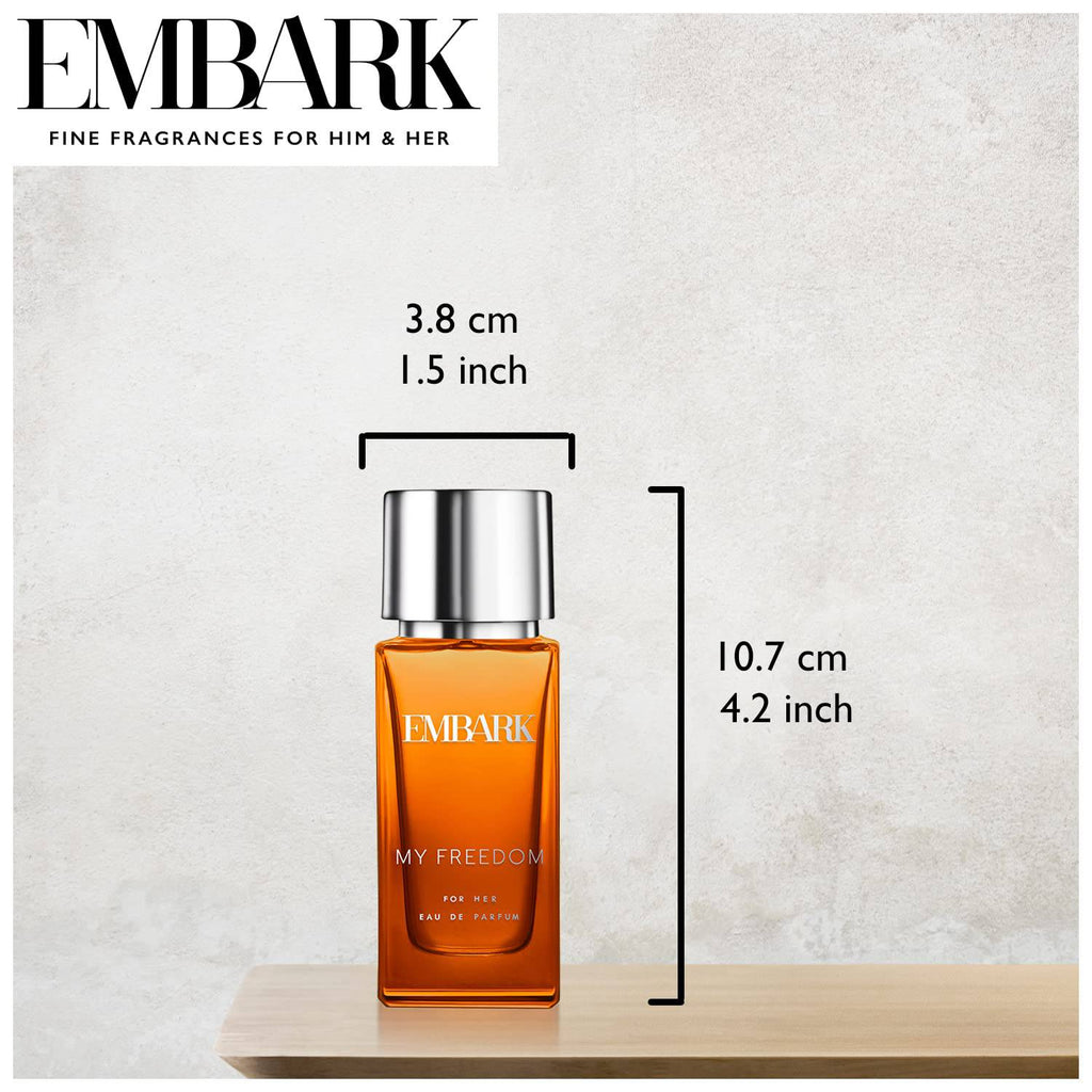 EMBARK My Freedom for Her Women’s Premium Perfume - 30ml | Long Lasting, Floral, Fruity, Musk EDP | Online Exclusive