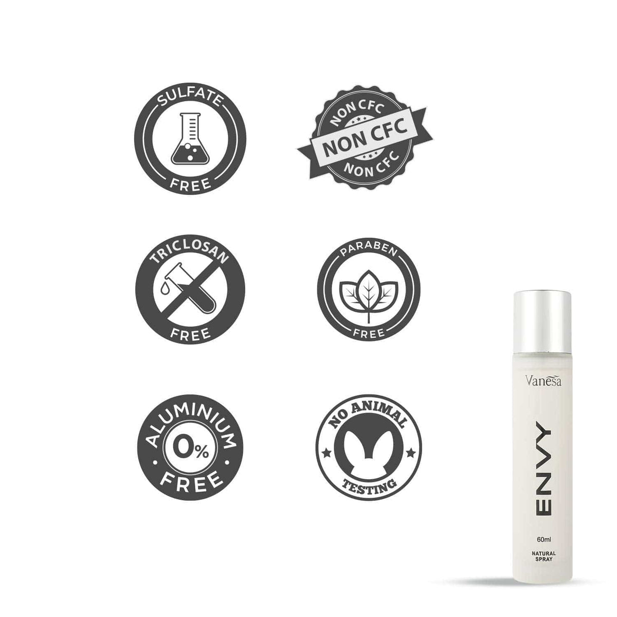 ENVY Natural Spray Women Perfume - 60ML | Long Lasting Perfume for Women