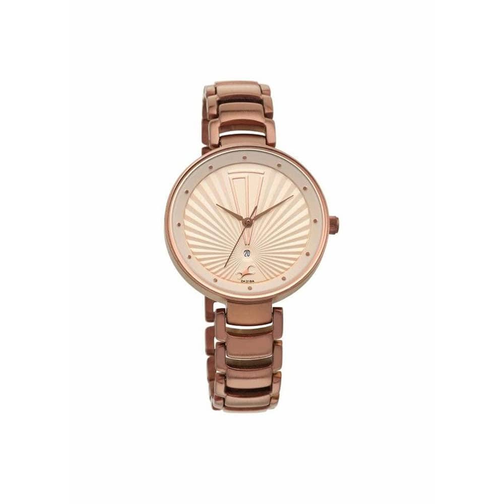 Fastrack Ruffles Analog Beige Dial Women's Watch-6216QM01/NR6216QM01