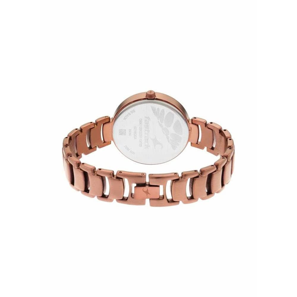 Fastrack Ruffles Analog Beige Dial Women's Watch-6216QM01/NR6216QM01