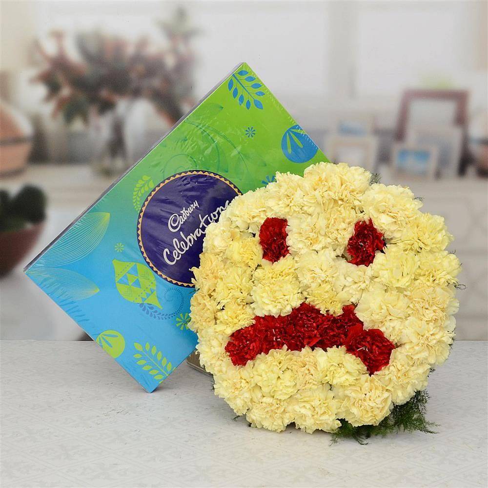 Feeling Sorry Flower With Cadbury Celebration