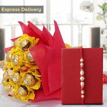 Ferrero Chocolate Bunch with Rakhi