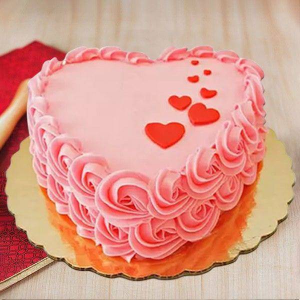 Floating Hearts Cake