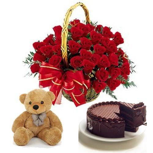 Flower Cake Hampers