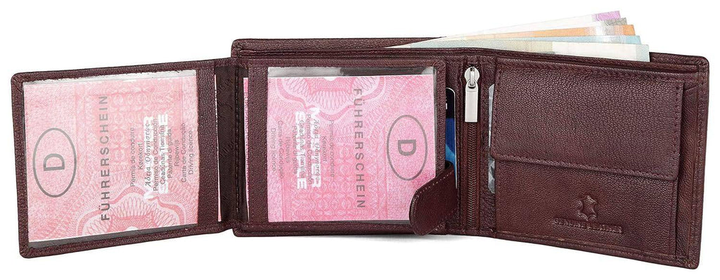 Gift Hamper for Men I Leather Wallet & Belt Combo Gift Set I Gift for Friend, Boyfriend,Husband,Father, Son etc (New Bombay Brown)