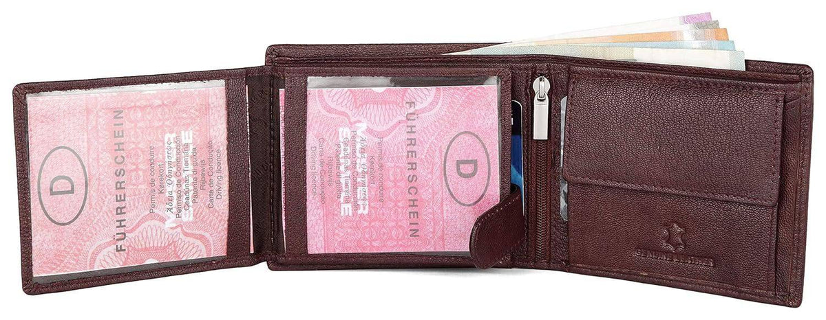 Gift Hamper for Men I Leather Wallet & Belt Combo Gift Set I Gift for Friend, Boyfriend,Husband,Father, Son etc (New Bombay Brown)