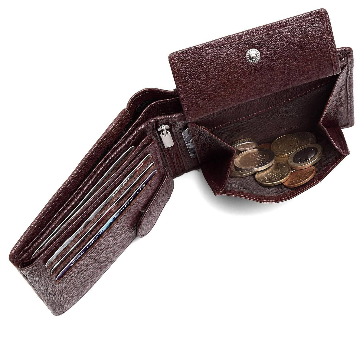Gift Hamper for Men I Leather Wallet & Belt Combo Gift Set I Gift for Friend, Boyfriend,Husband,Father, Son etc (New Bombay Brown)