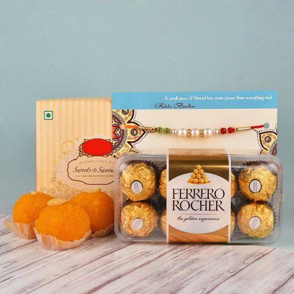 Glittering Rakhi Hamper