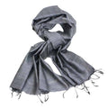 Grey Rawsilk Stole
