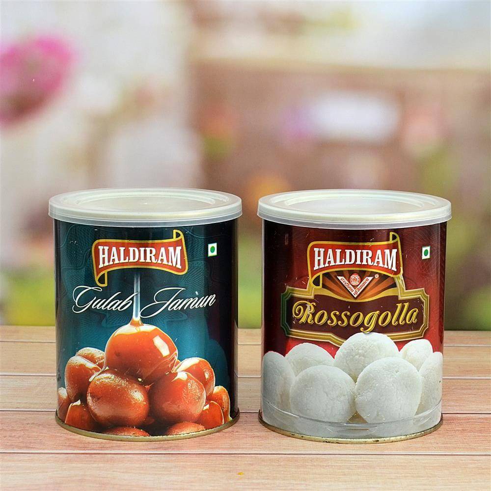 Haldiram Gulabjamun & Rasgulla Combo