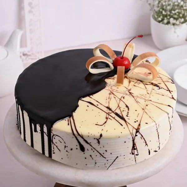 Half Chocolate/ Vanilla Cake – Online Cake Wale