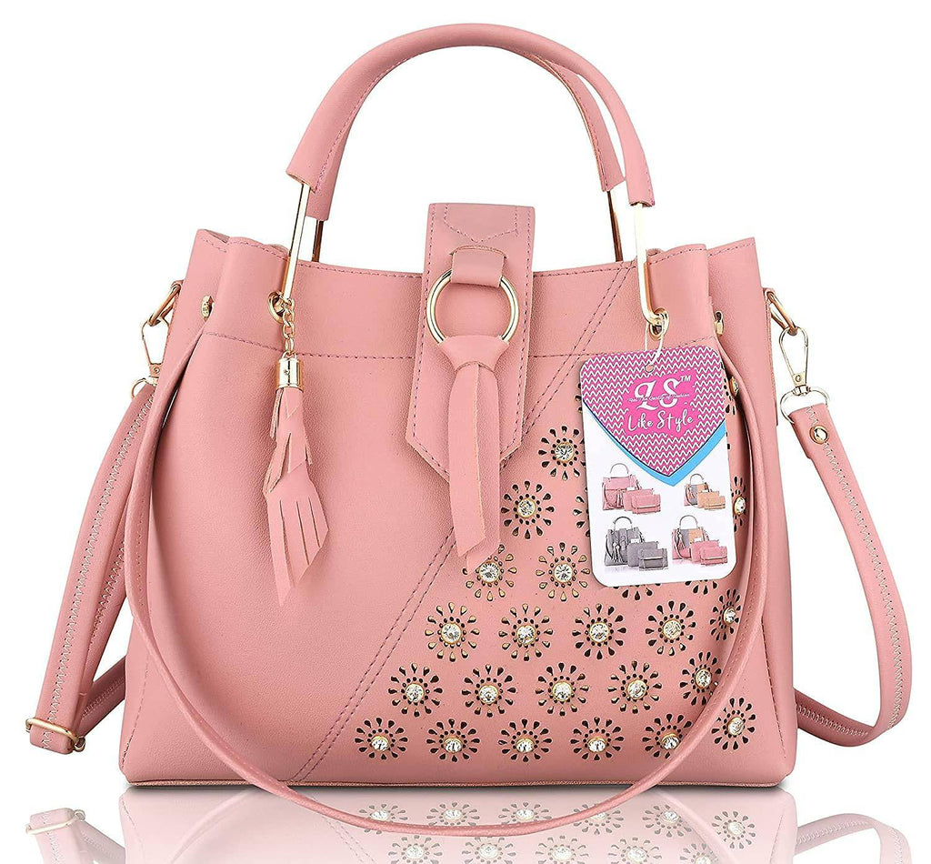 Handbag For Women And Girls Combo Set Of 3 (Diamond)