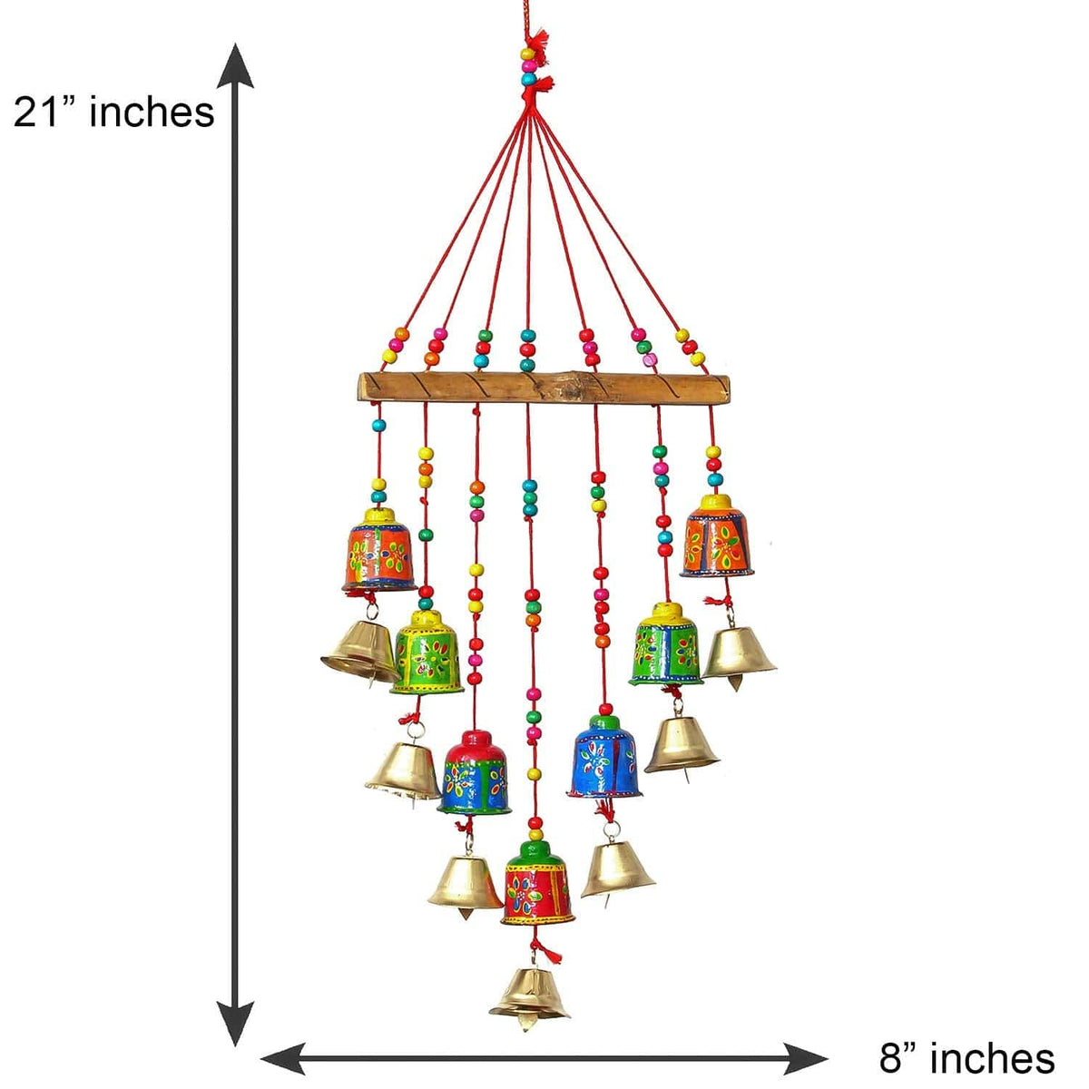 Handcrafted Decorative Wall/Door/Window Hanging Bells Chimes Showpieces