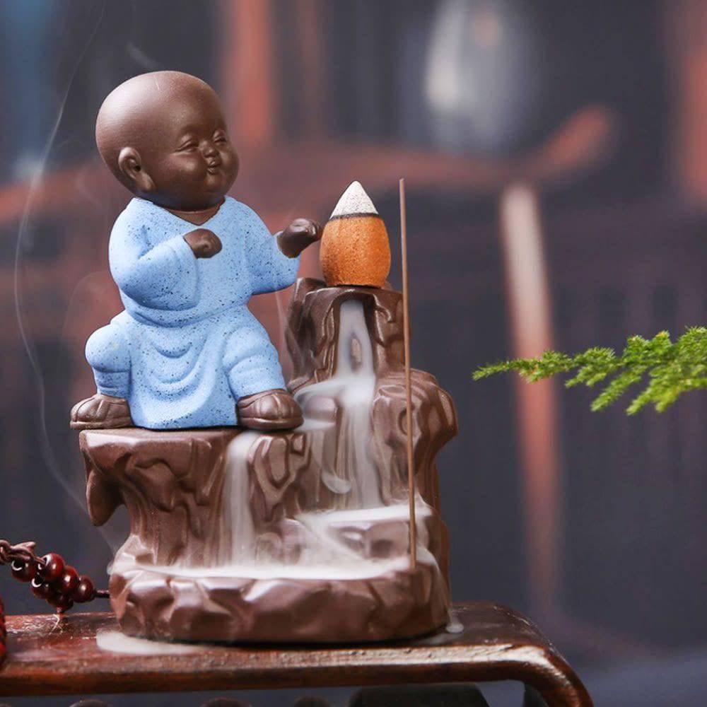 Incense Flow Monk Statue