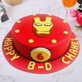 Iron Man Pineapple Birthday Cake - Super Hero