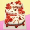Letter S Strawberry Cake