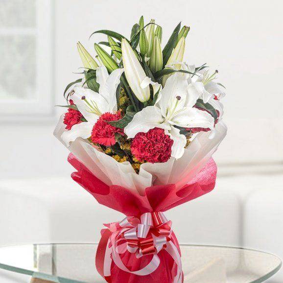 Lily And Carnation